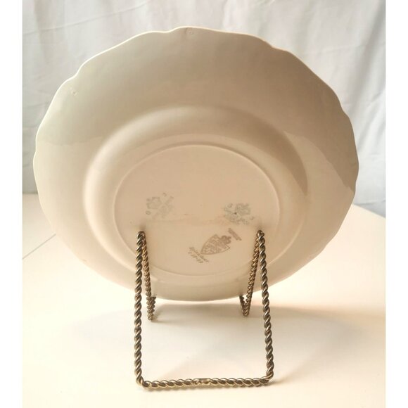 Plate made by Johnson Brothers USA Decorated by Sovereign Potters Canada ci 1959 - Picture 4 of 9